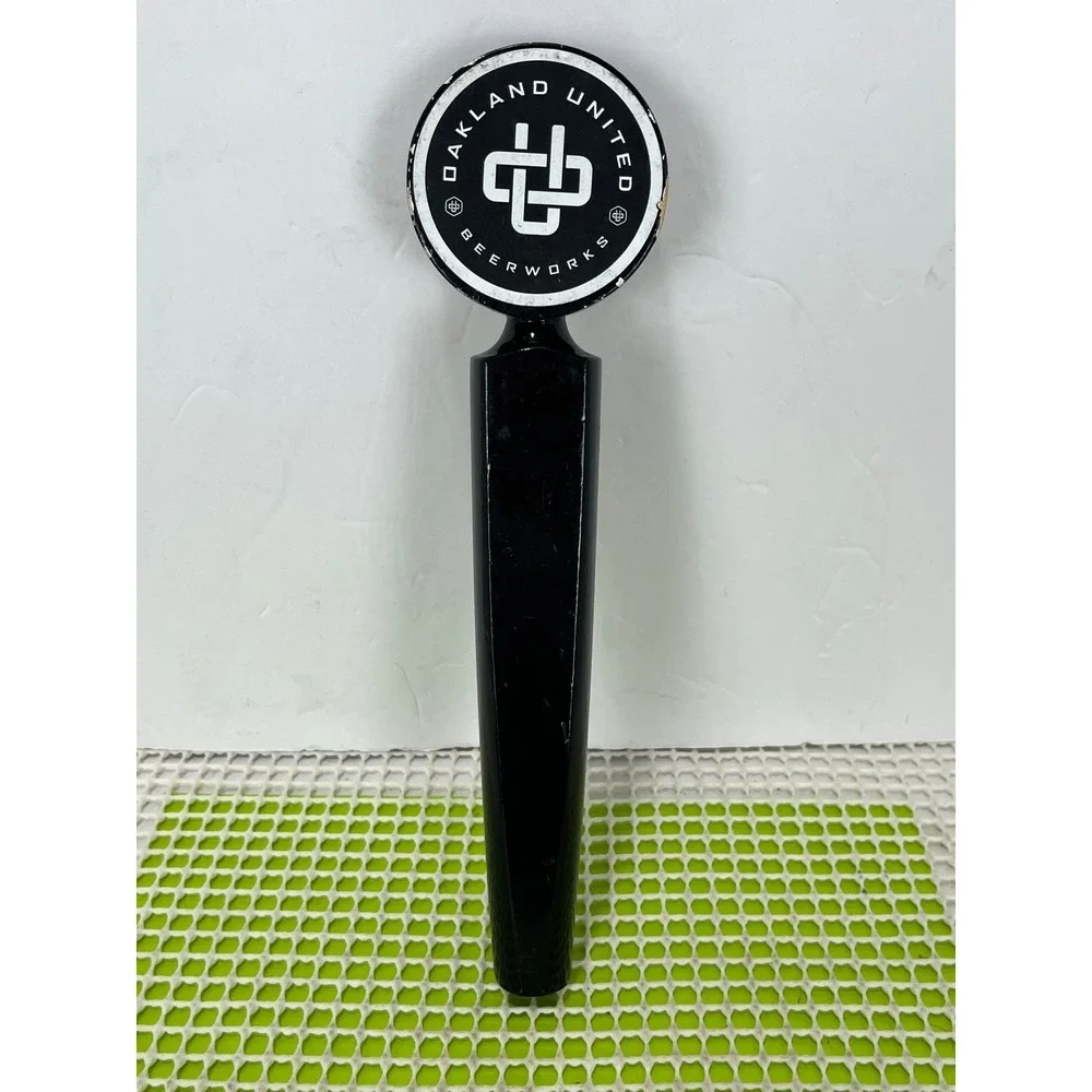 Oakland United BeerworksAdmiral & TennilleAmber‎ Ale BeerTap Handle Black